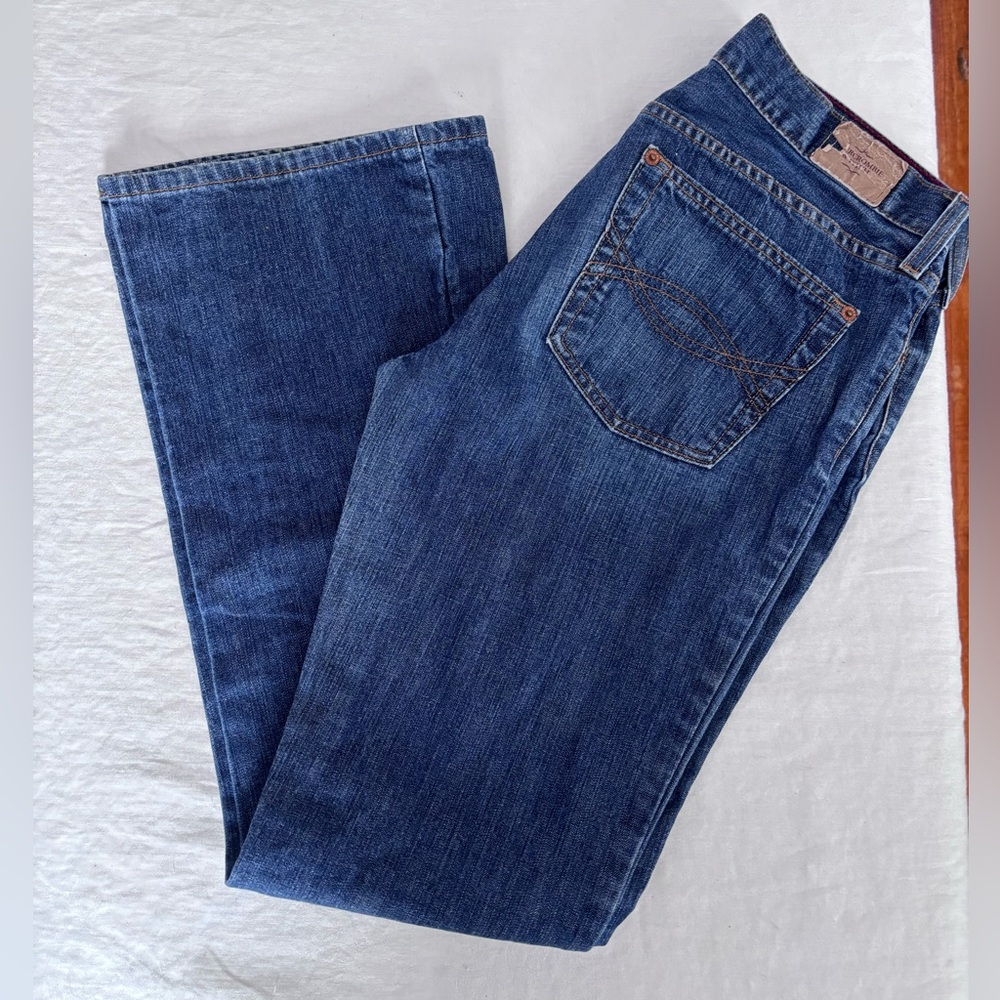 Women’s Vintage Abercrombie &Fitch Button Fly Flare Jeans Size 6R